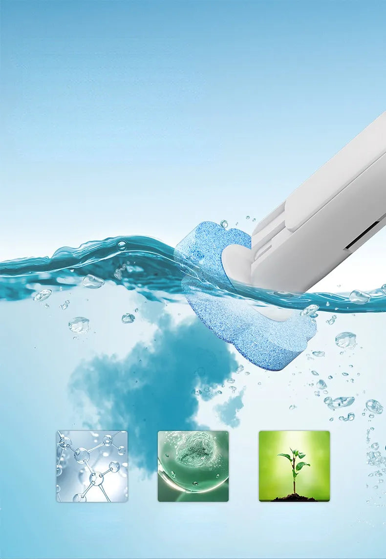Escova para limpeza sanitária descartavel - Escova para banheiro descartável